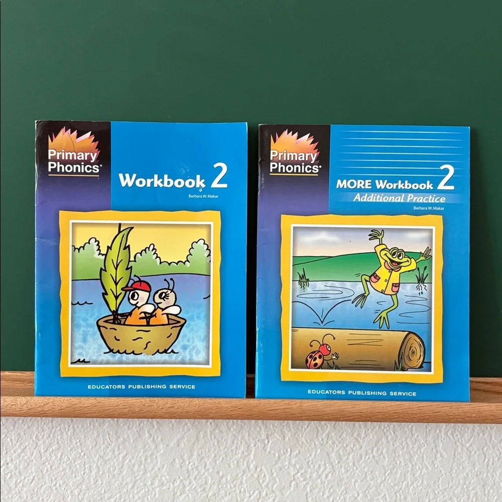 Primary Phonics Workbook 2  + Additional Practice - homeschool